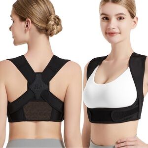 NIB Posture Corrector for Back Support: Adjustable Shoulder Posture Brace